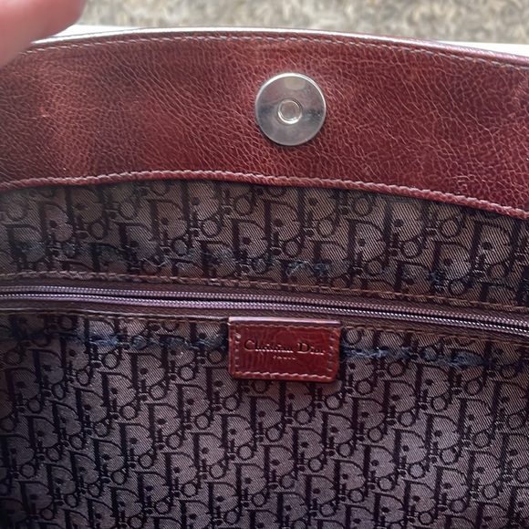 Dior Vintage leather handbag with matching wallet - Picture 3 of 9